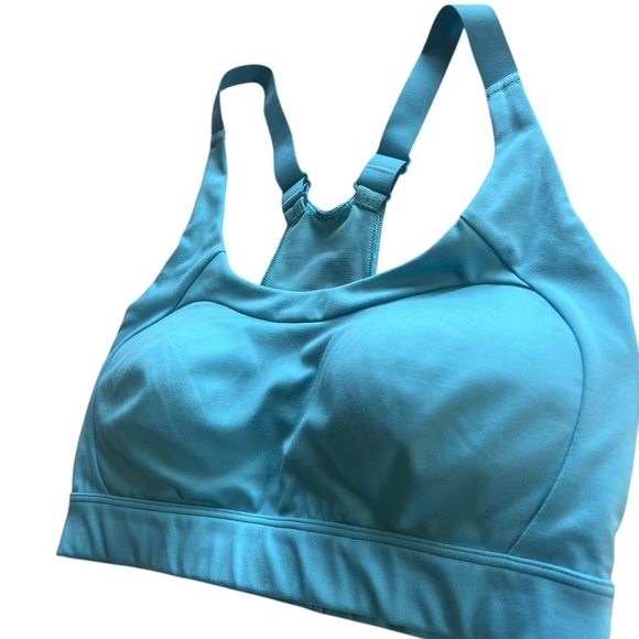 Turquoise Gym Shark Racerback Sports Bra - Size S - Great Condition! - Picture 3 of 7